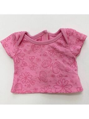 AG Pink Butterfly Shirt Truly Me True Spirit Tee